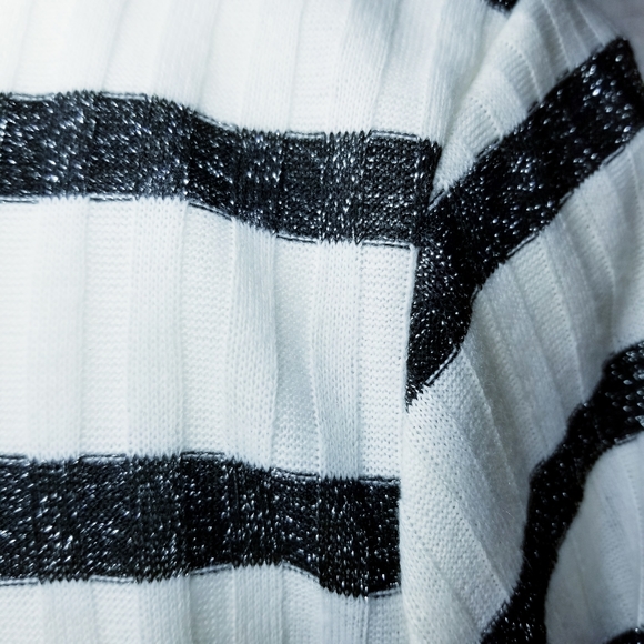 Ten Sixty Sherman Glittery Striped Top - Picture 7 of 8